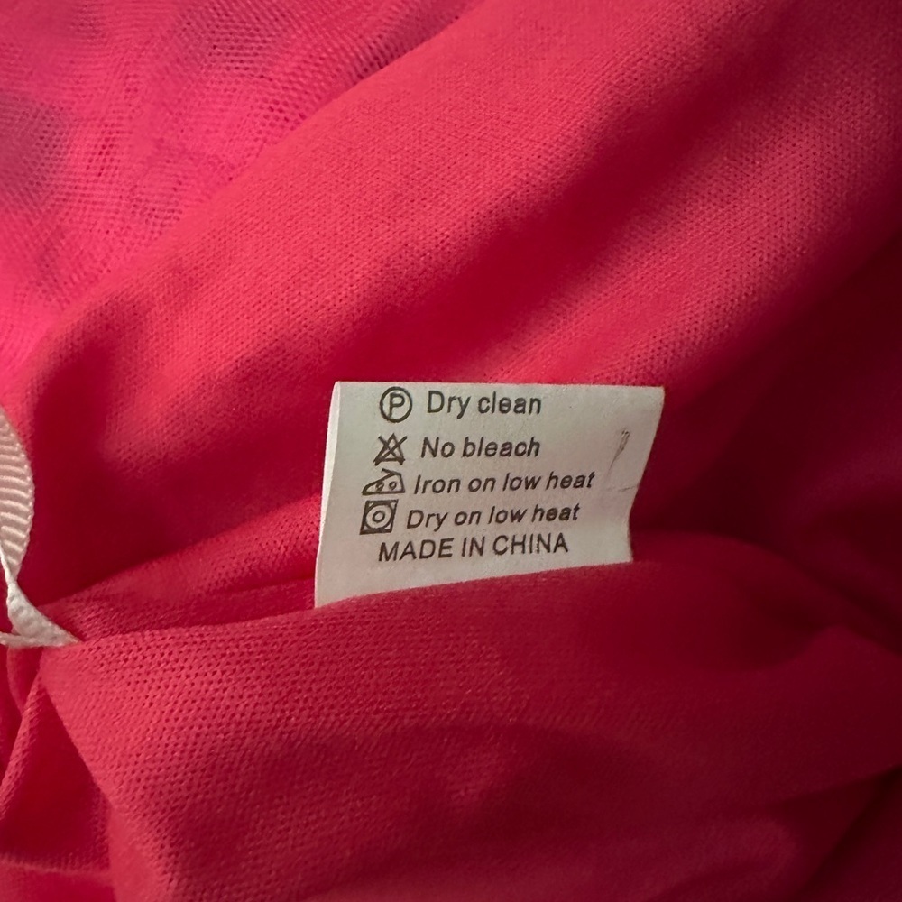 Pink Sequin Formal Mini Dress. New with tags. Barbie pink. Size 4 - Picture 14 of 14